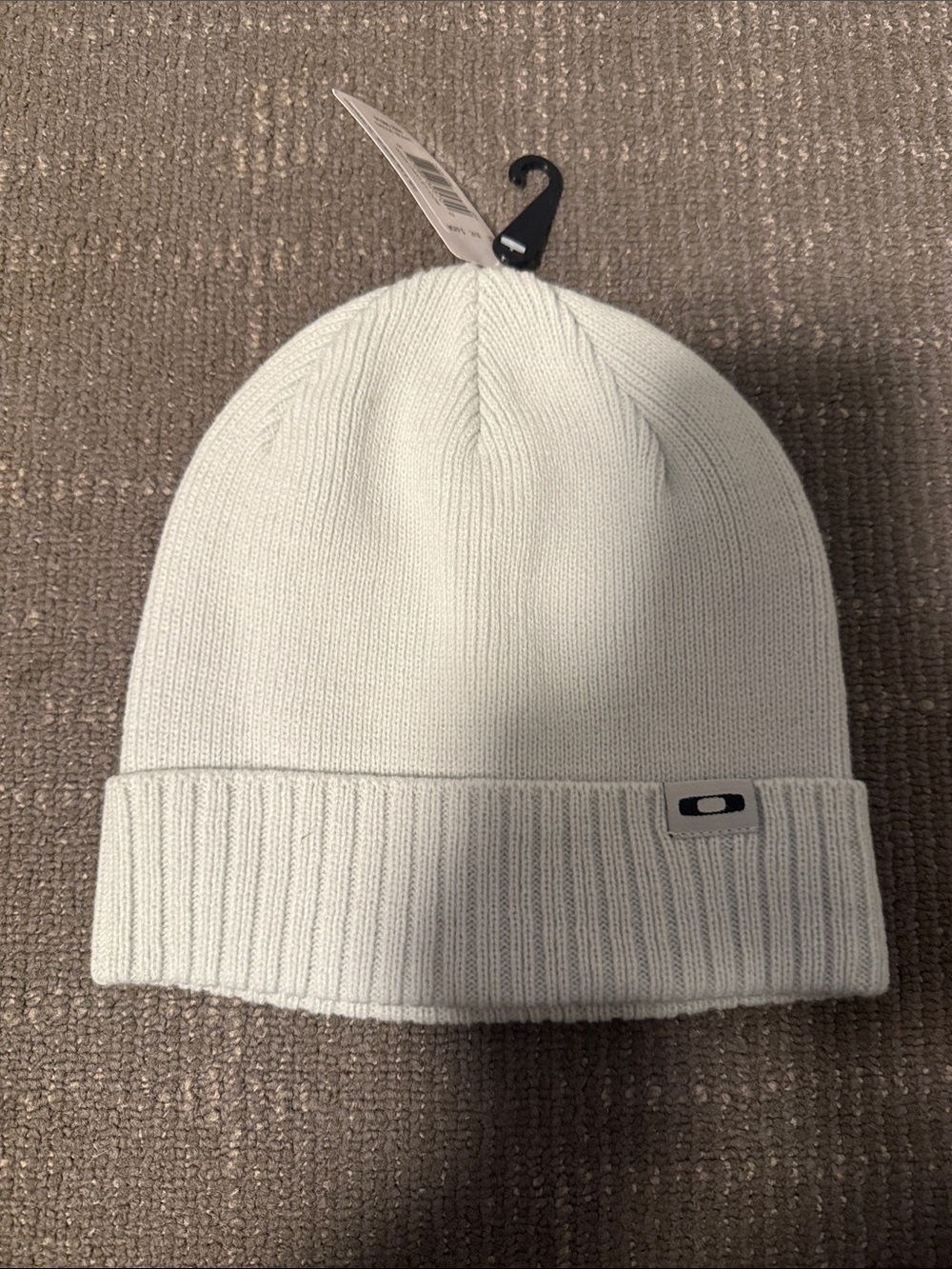 Oakley Men's Knit Cuffed Beanie in Off-White